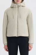 Hunter Leah Faux Leather Puffer Jacket