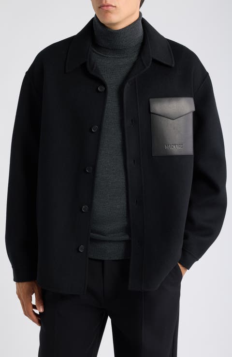 Emmanuel Double Face Wool Overshirt
