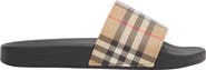 Burberry Furley Vintage Check Slide Sandal