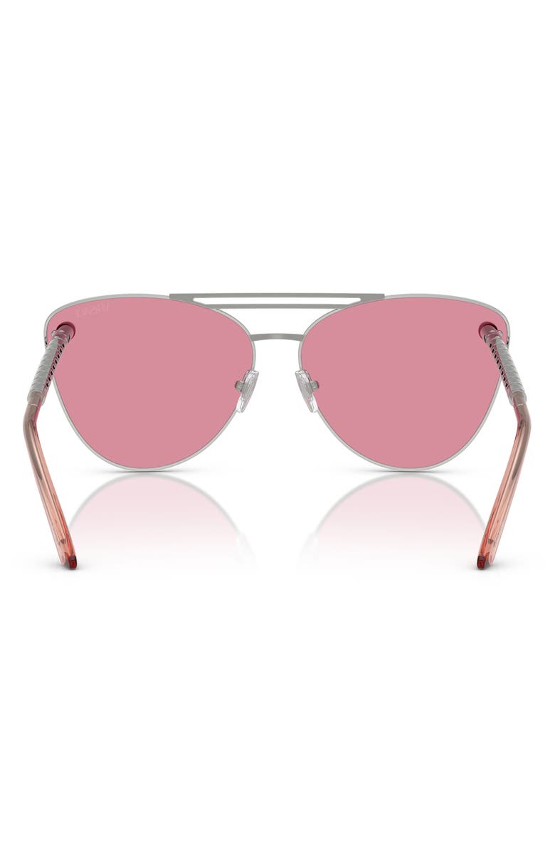 Versace 64mm Oversize Cat Eye Sunglasses, Alternate, color,