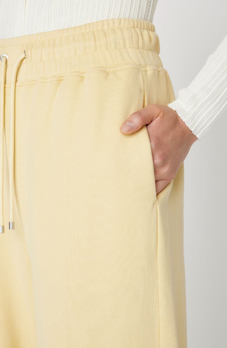 FRAME Crop Wide Leg Cotton Sweatpants, Alternate, color,