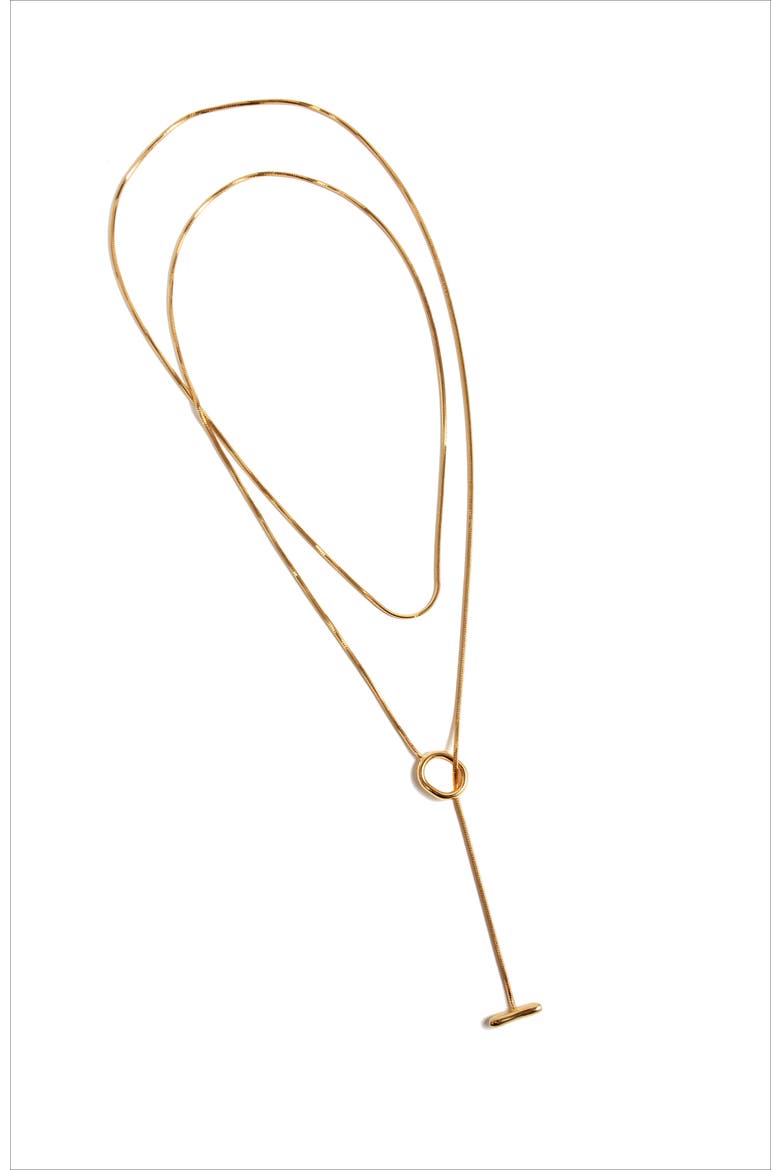 Whispers Vine Necklace, Main, color, Gold
