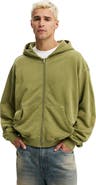 Cotton On Men's Cropped Zip Up Hoodie