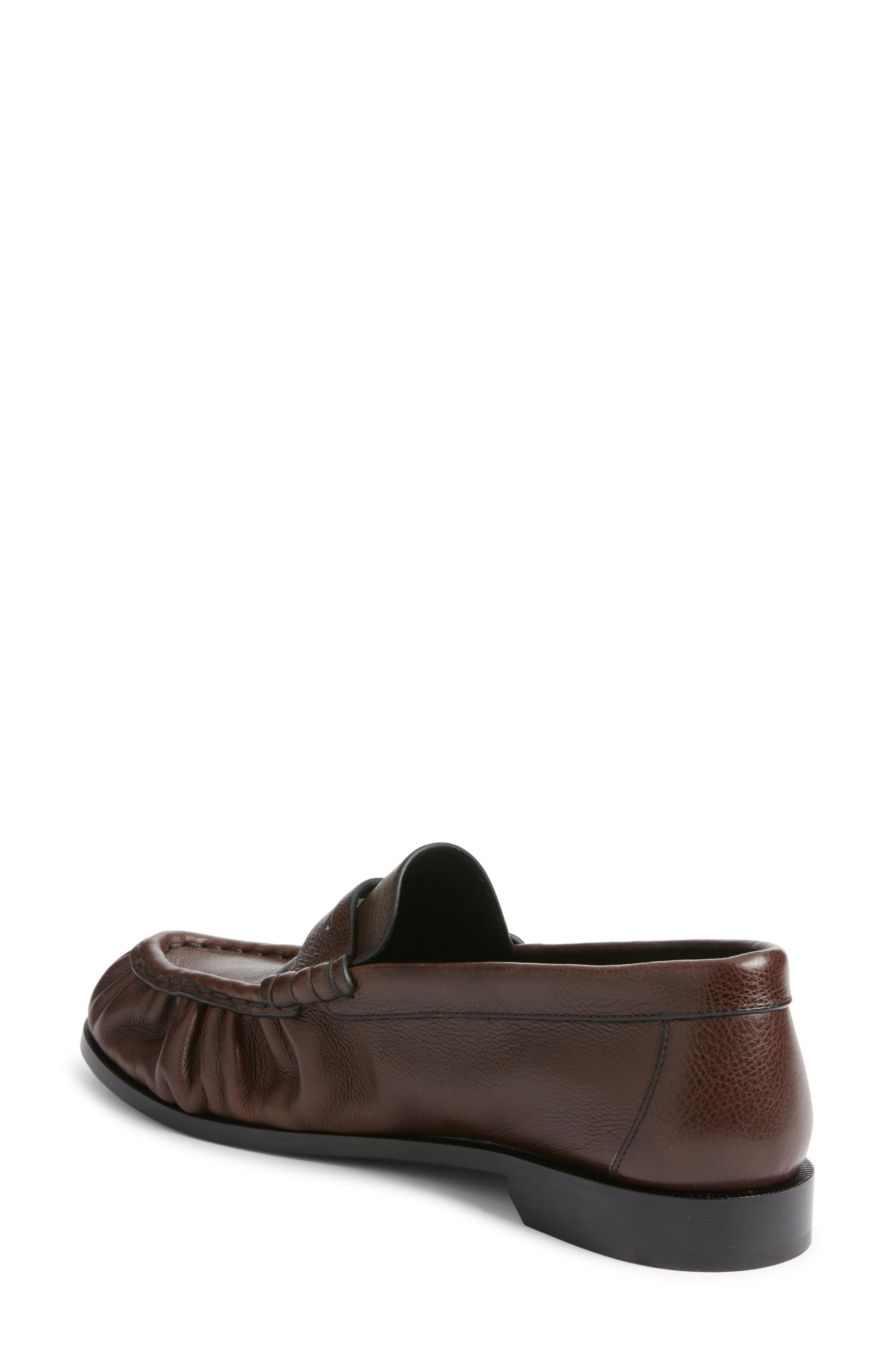 Saint Laurent Le Penny Loafer, Alternate, color, Brown