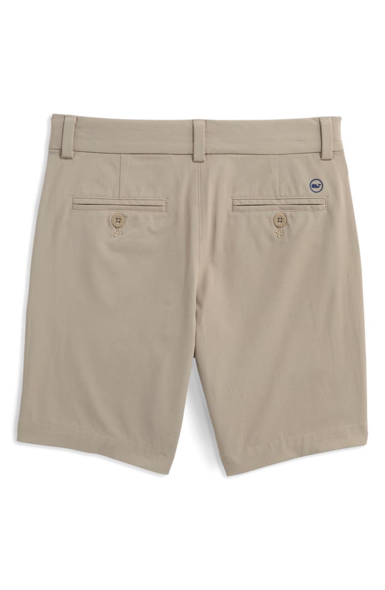 vineyard vines Kids' On-the-Go Performance Shorts, Alternate, color, Khaki