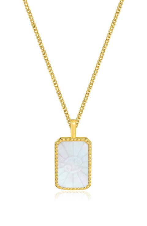 Zodiac Double Sided Pendant Necklace