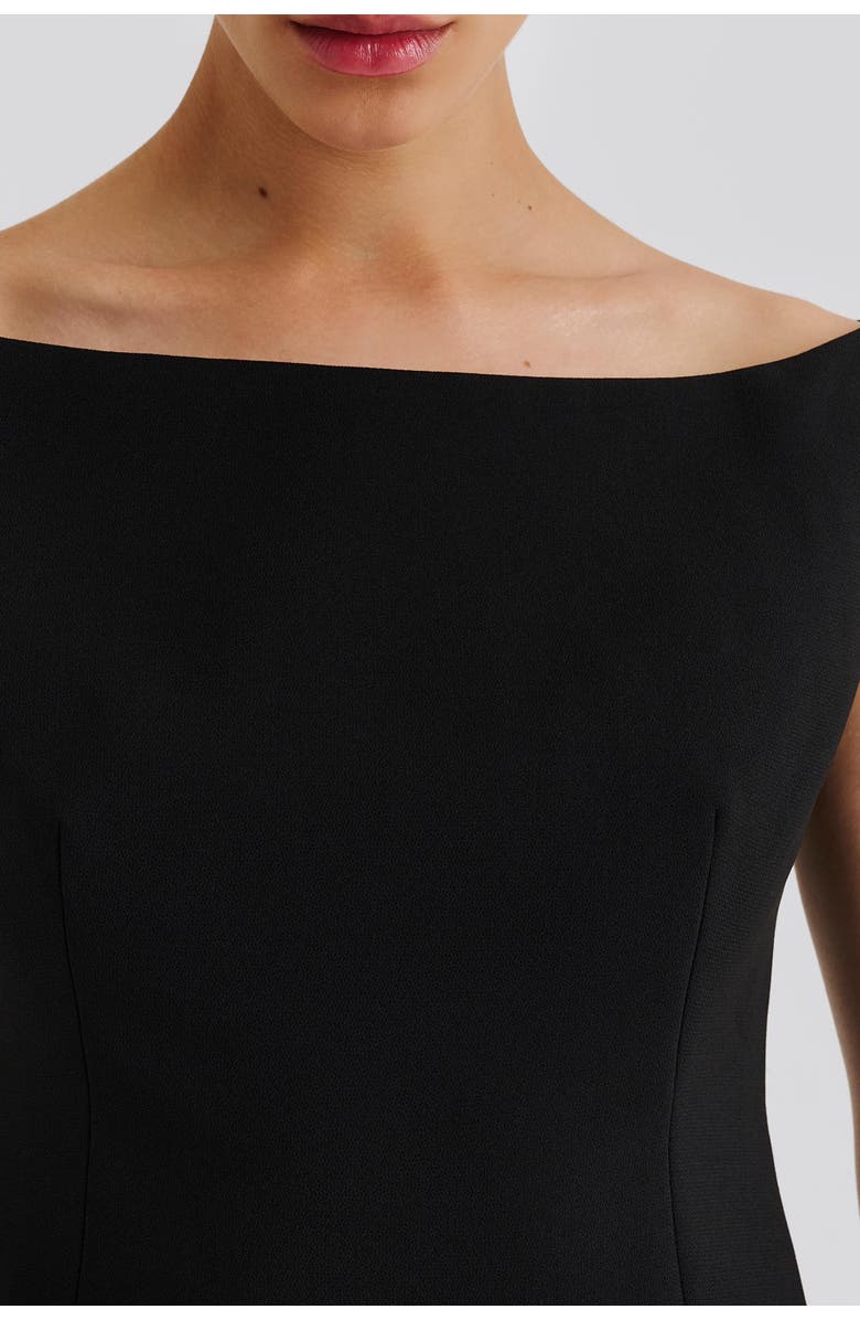 Malina Diora Half Off Shoulder Top, Alternate, color, Black