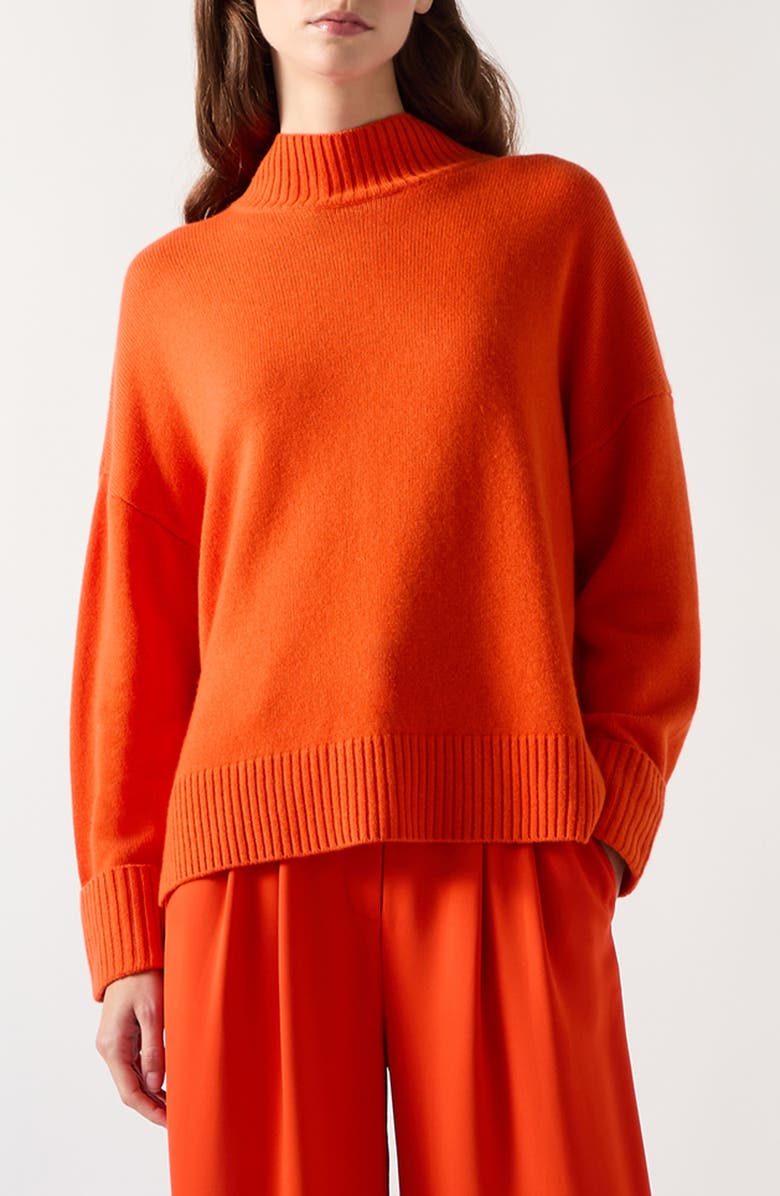 LK Bennett Mock Neck Sweater, Main, color, 