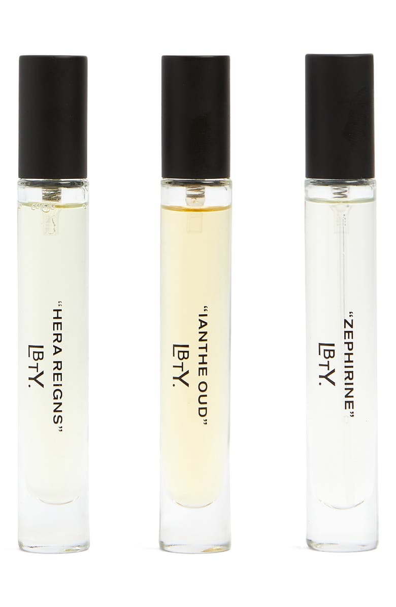Liberty LBTY. Fragrance Woody Discovery Fragrance Set $195 Value, Main, color, 