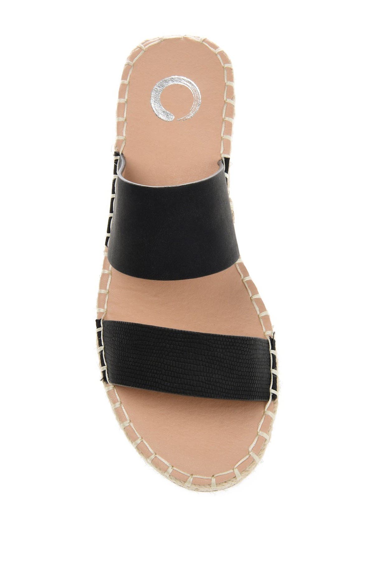 Journee Collection JOURNEE Suzzie Dual Strap Espadrille Slide Sandal, Alternate, color, 