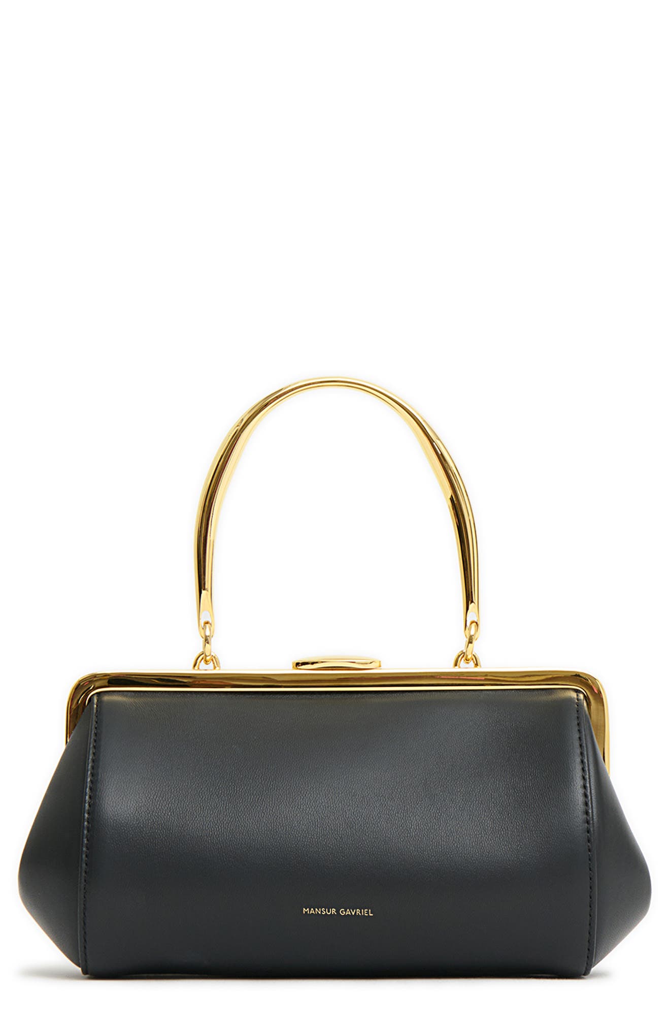 Mansur Gavriel Pina Evening Bag, Main, color, Black