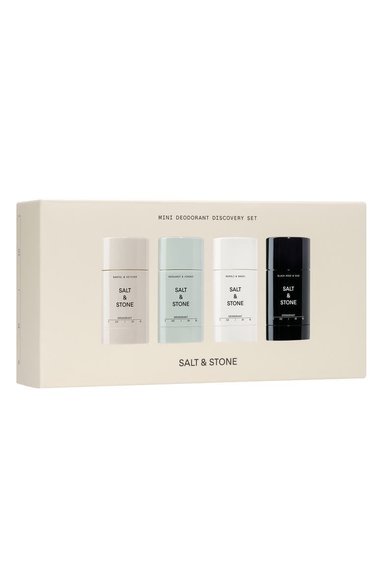 SALT & STONE Mini Deodorant Discovery Set $48 Value, Alternate, color,