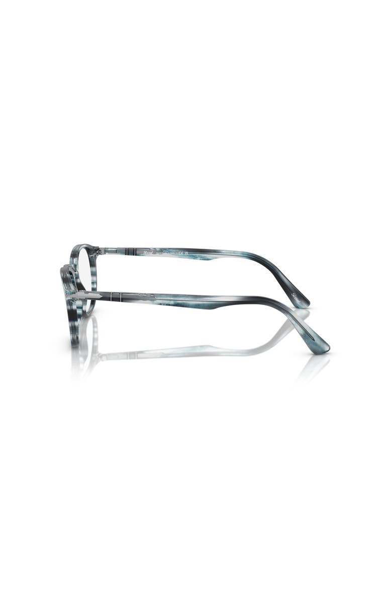 Persol 49mm Round optical glasses, Alternate, color, Grey