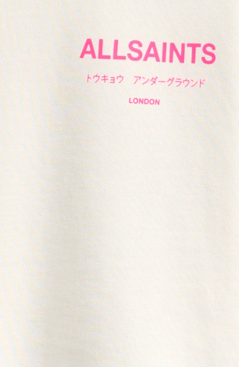 smALLSAINTS by ALLSAINTS Kids' Underground Sweatshirt & Shorts Set, Alternate, color, White