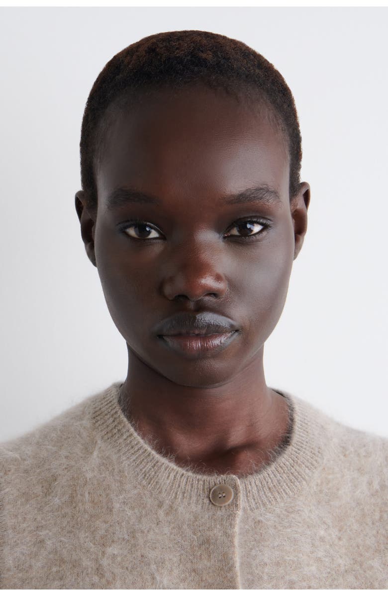 COS Brushed-Cashmere Vest, Alternate, color, Beige