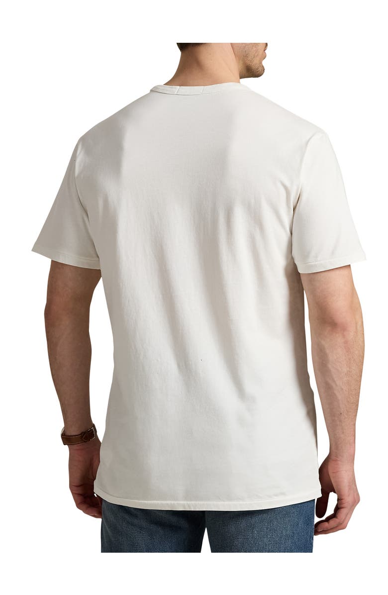 Polo Ralph Lauren Big & Tall India Plaid-Logo Jersey T-Shirt, Alternate, color, Nevis White