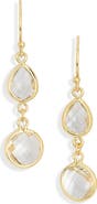 NORDSTROM RACK Floating Cubic Zirconia Drop Earrings