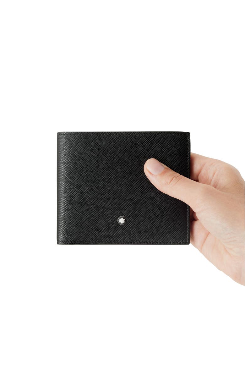 Montblanc Sartorial Leather Bifold Wallet, Alternate, color, Black