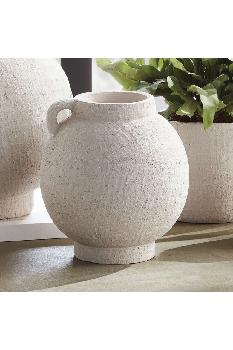 Gianna Vase Medium, Alternate, color, White