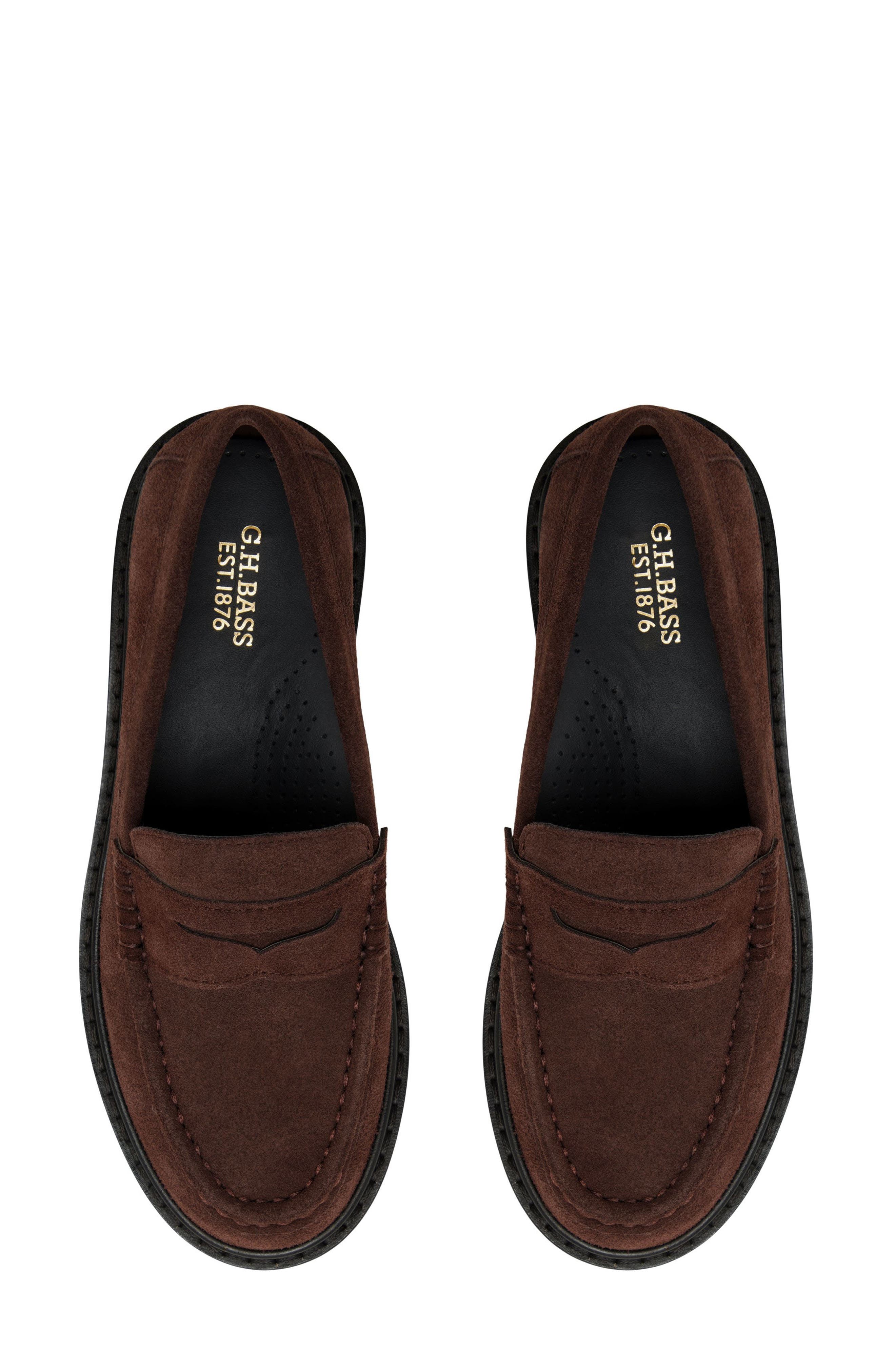 Grace Penny Loafer, Alternate, color, DARK BROWN