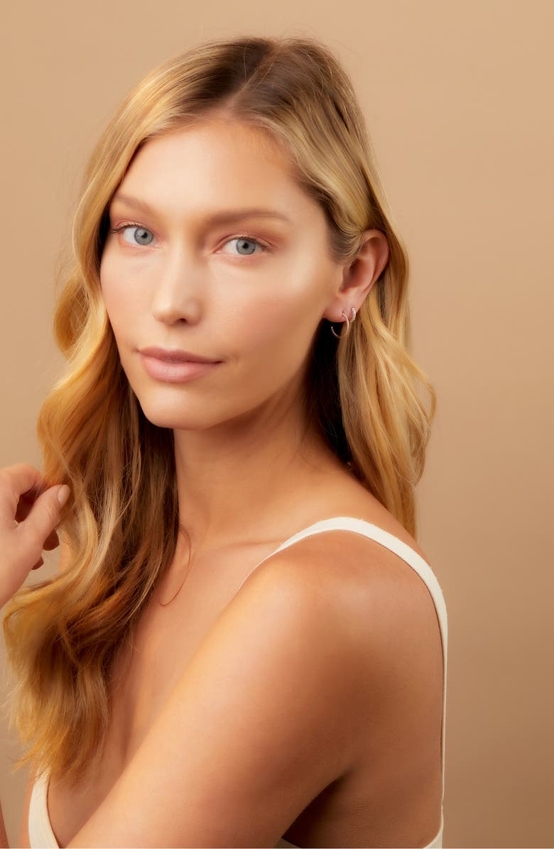 Bony Levy Diamond Inside Out Hoop Earrings, Alternate, color, White Gold