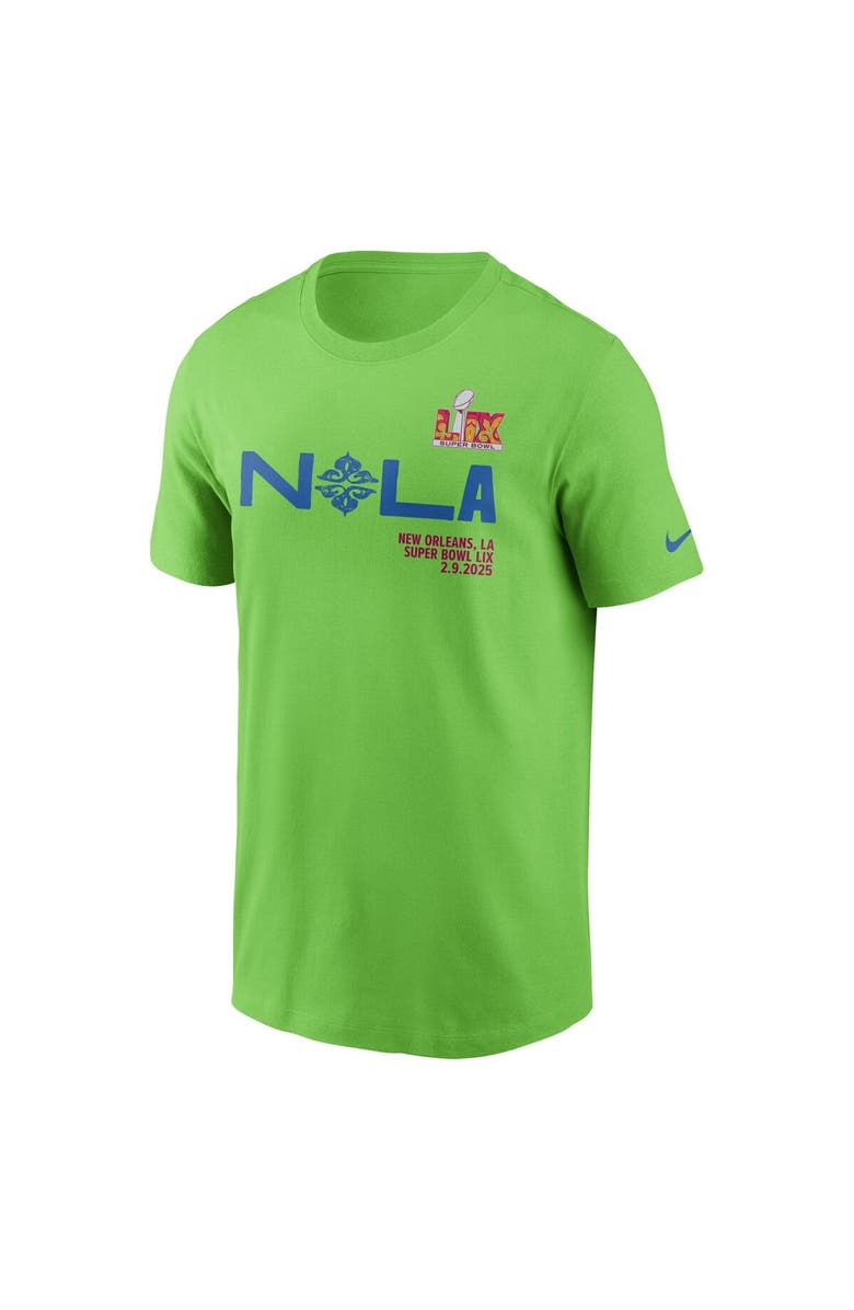 Nike Men's Nike Green Super Bowl LIX T-Shirt, Alternate, color,