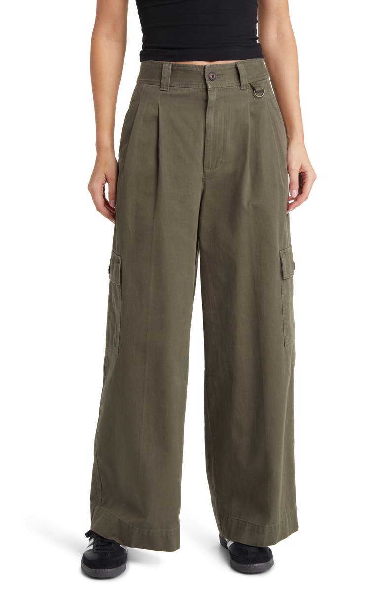 Madewell The Harlow (Re)generative Chino Wide Leg Cargo Pants, Main, color,