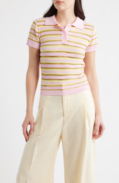 Levanzo Stripe Knit Polo