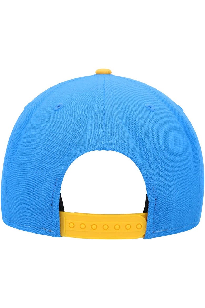 Men's New Era White/Gold Los Angeles Chargers  Retro Sport 9FIFTY Snapback Hat, Alternate, color, White