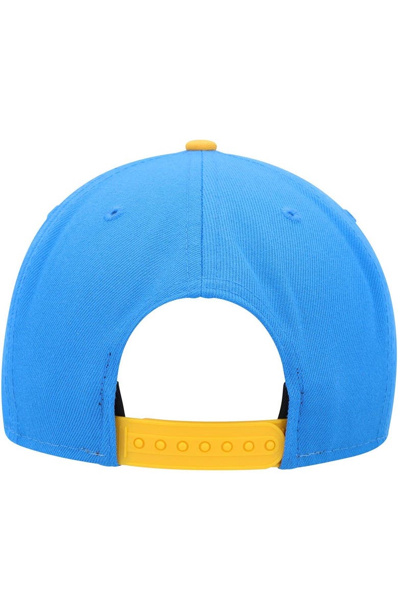 New Era Men's New Era White/Gold Los Angeles Chargers  Retro Sport 9FIFTY Snapback Hat, Alternate, color, 