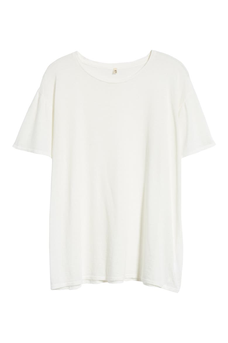 Boy Cotton & Cashmere Tee, Alternate, color, WHITE
