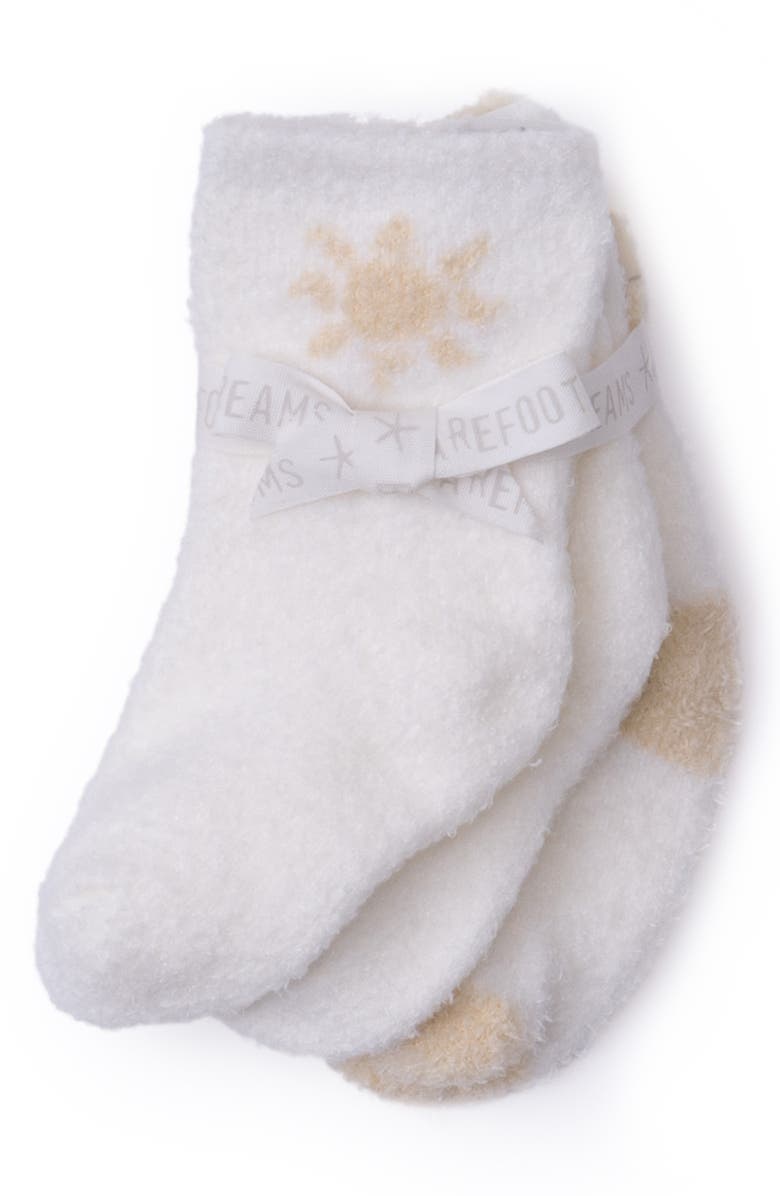 Barefoot Dreams<sup>®</sup> CozyChic Lite<sup>®</sup> 3-Pack Sock Set, Alternate, color, Sunbeam/ Pearl