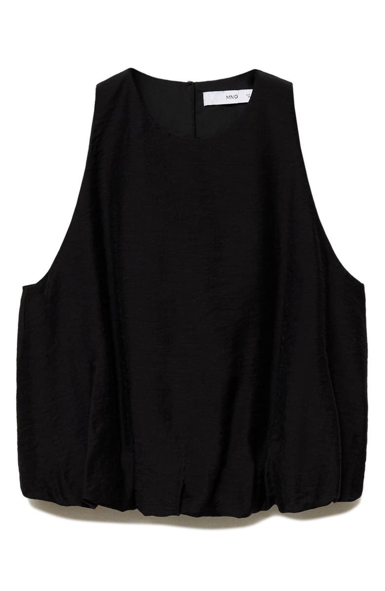 MANGO Bubble Hem Sleeveless Top, Main, color,