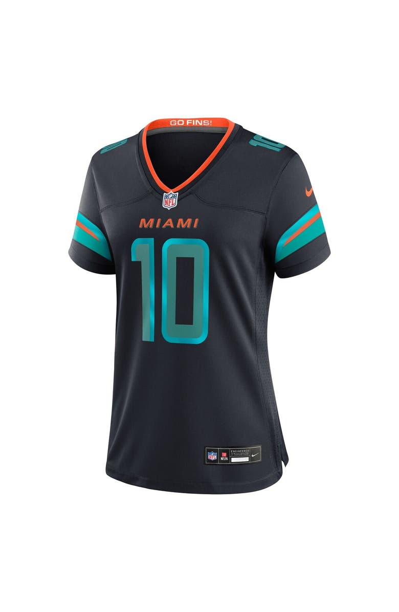 Nike Women's Nike Tyreek Hill Pitch Blue Miami Dolphins 2025 Rivalries Collection Game Jersey, Alternate, color, Navy