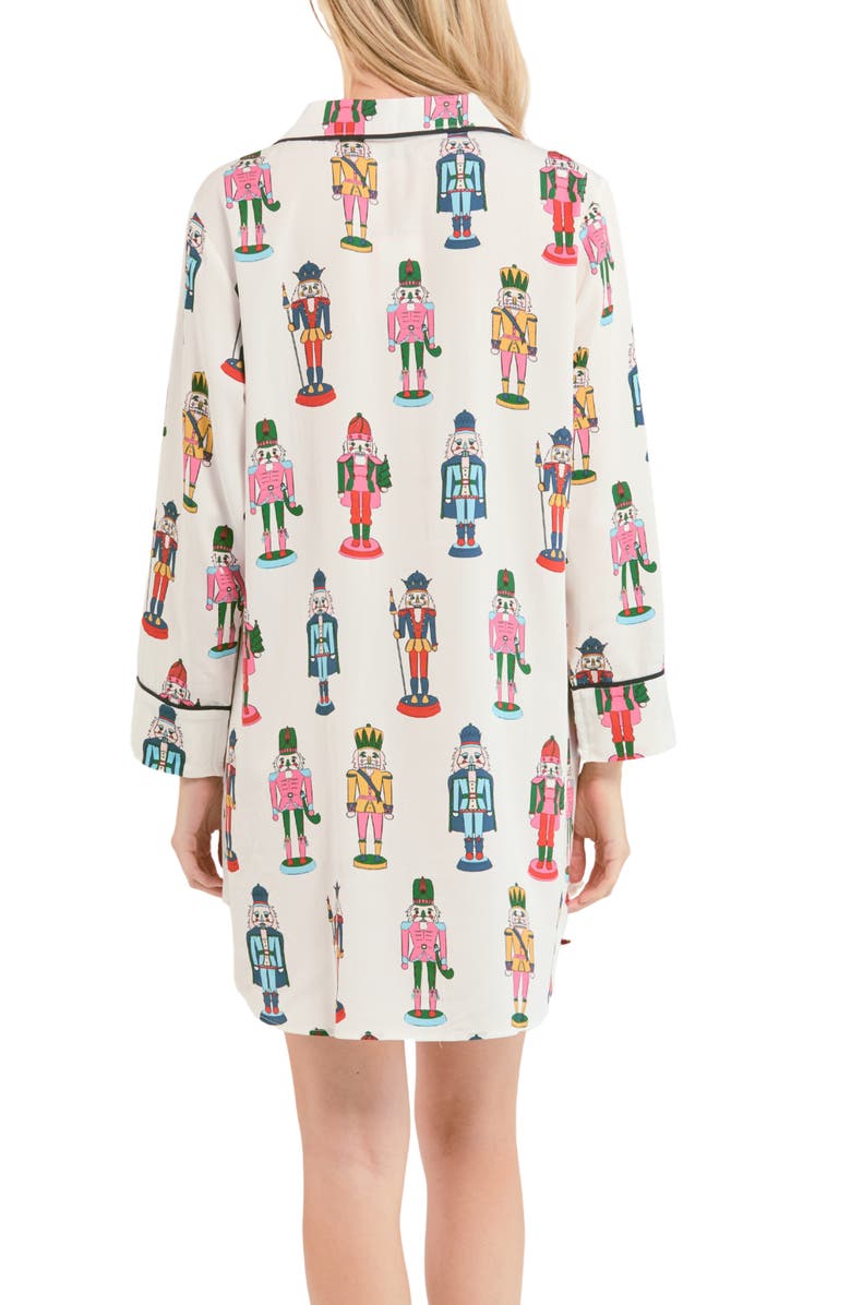 Katie Kime Holiday March Sleep Shirt, Alternate, color, Multi