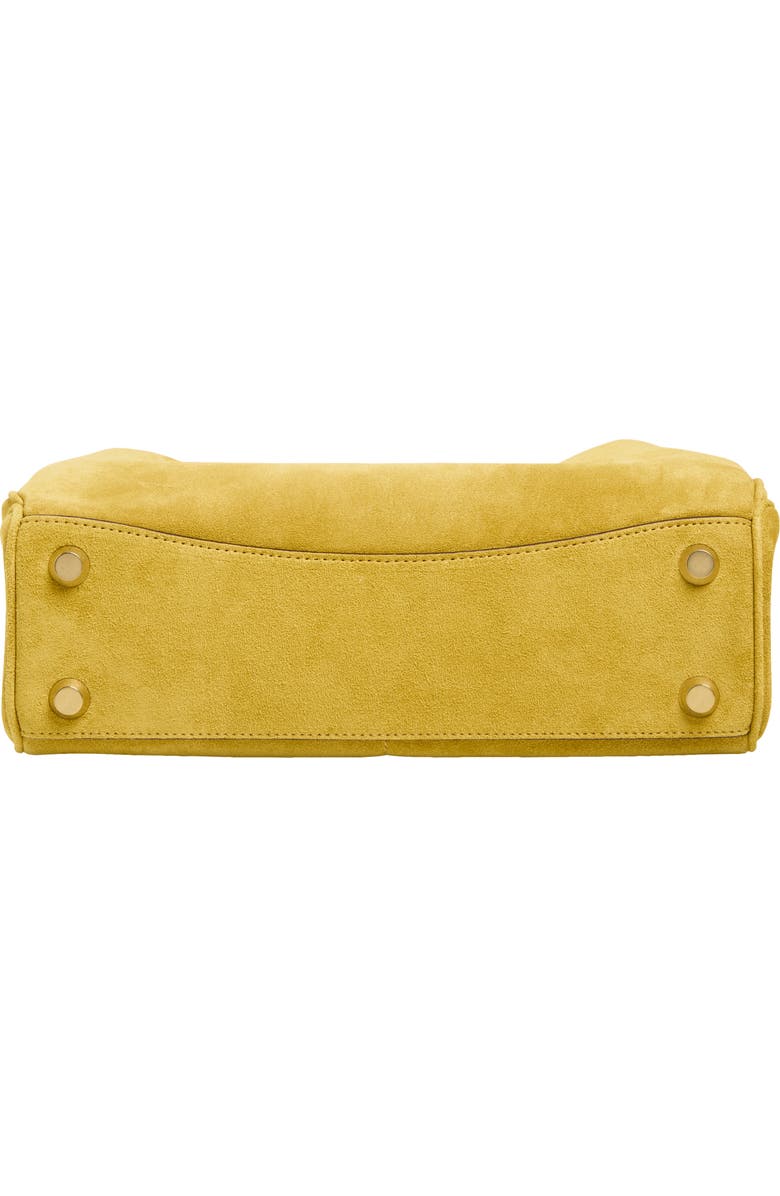 Balenciaga Rodeo Suede Top Handle Bag, Alternate, color, 7016 Curry