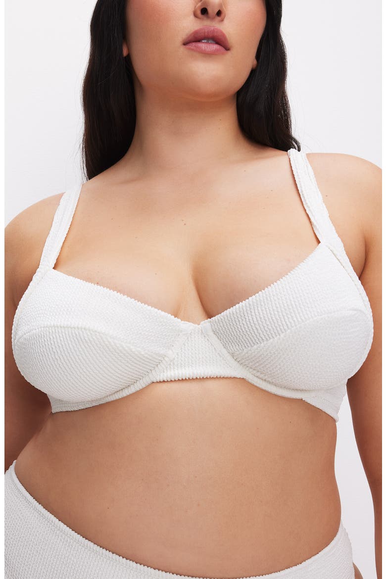 Always Fit Underwire Bikini Top, Alternate, color, CLOUD WHITE001