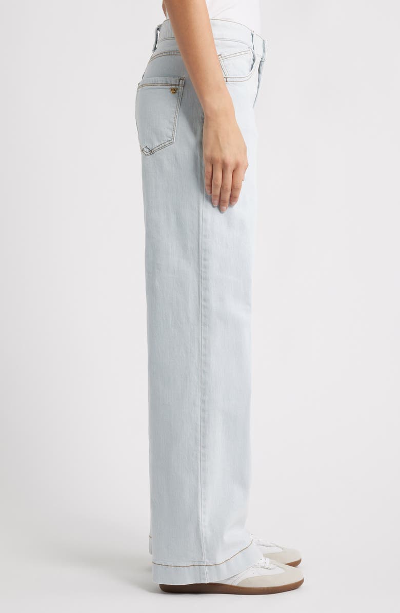 Wit & Wisdom Sam High Waist Wide Leg Jeans, Alternate, color, Powder Blue