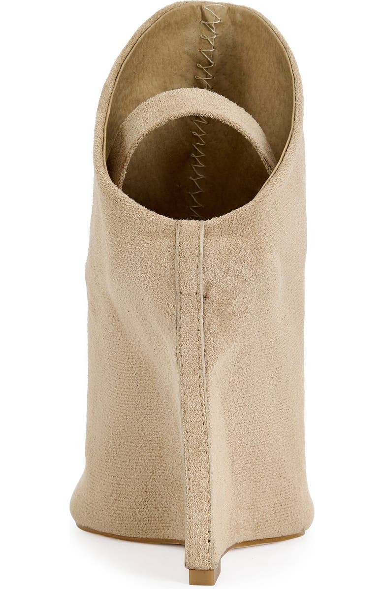 AZALEA WANG Novis Wedge Bootie, Alternate, color, Beige