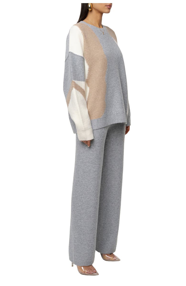 JLUXLABEL Emelie Knit Pant Set, Alternate, color, Gray