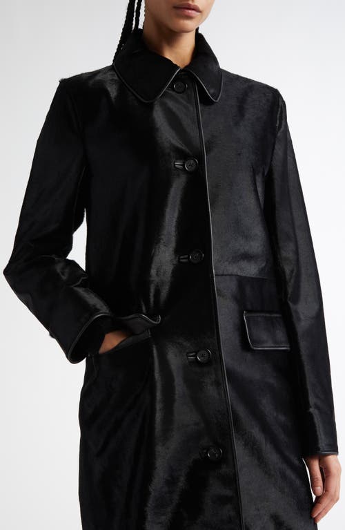 TOTÊME TOTEME GENUINE CALF HAIR COAT