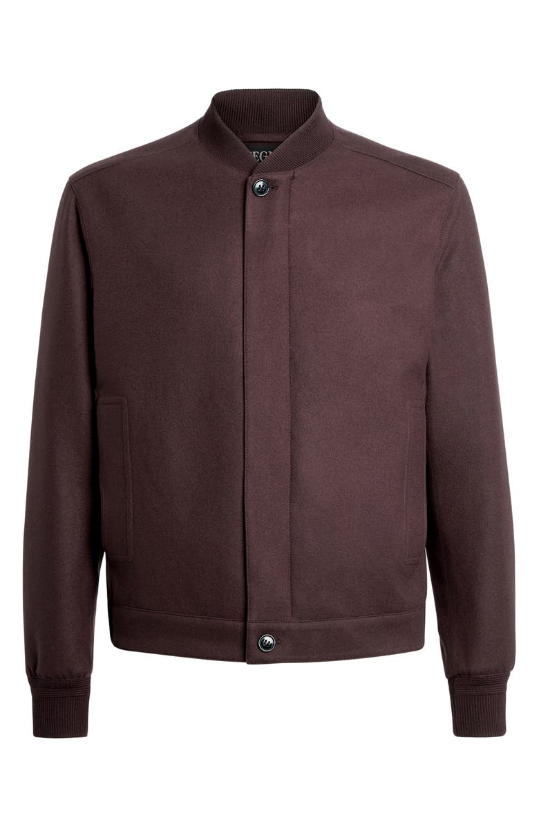 ZEGNA Water Repellent Elements Oasi Cashmere Bomber Jacket, Alternate, color, 