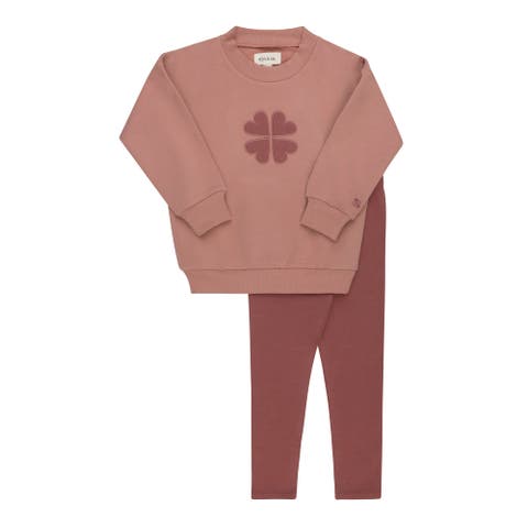 Embroidered Clover Collection - 2 Piece Set
