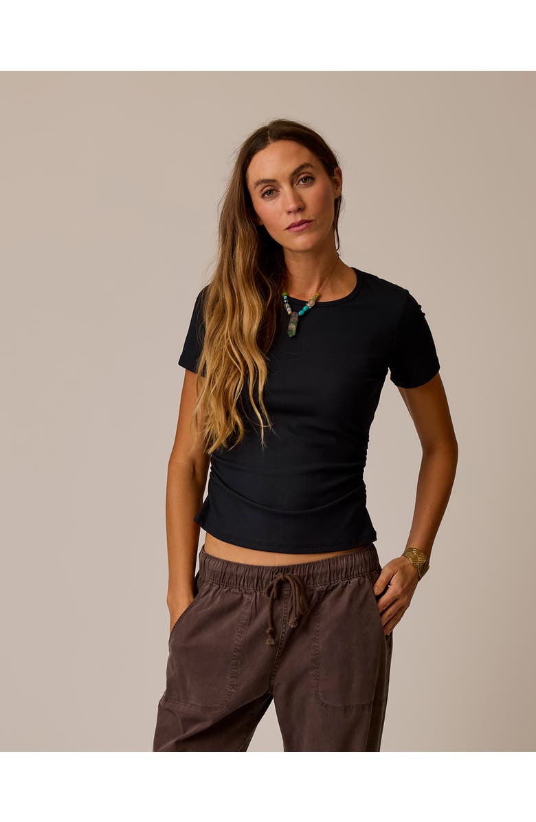 Carve Designs Vega Rib Tee 2.0, Main, color, Black