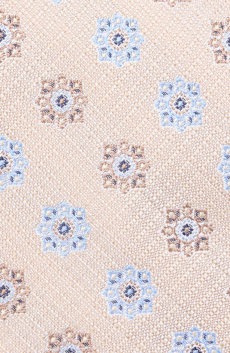 Nordstrom Atwood Medallion Silk Jacquard Tie, Alternate, color, Taupe Medallion
