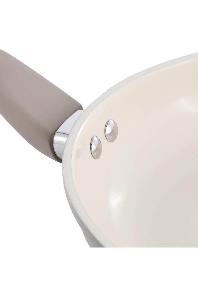 12 Inch Ceramic Nonstick Frying Pan, Alternate, color, Beige