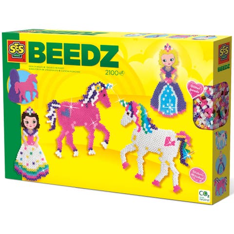 Beedz Unicorns and Princesses Iron On Beads, Ages 5+