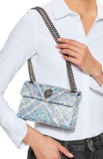 Mini Kensington Embellished Fabric Convertible Crossbody Bag