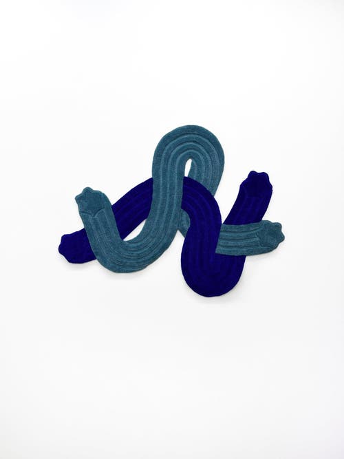 Form & Seek Entwine Rug Blue + Mint