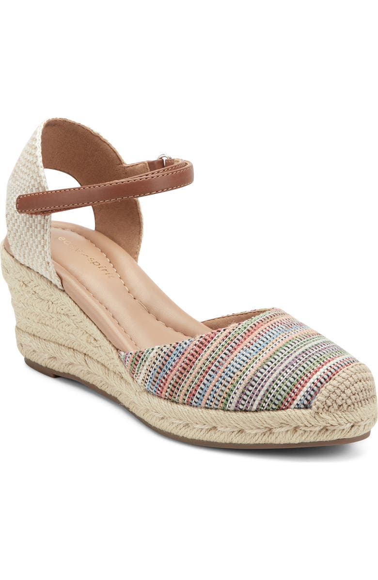 Easy Spirit Makaylie Espadrille Wedge Sandal, Main, color, Light Natural